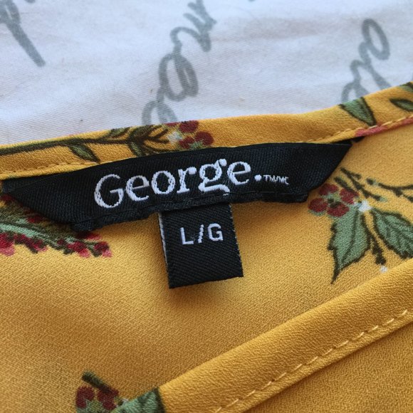 Mustard Gold Tank Top Loose Fit 100% Polyester - Picture 5 of 9